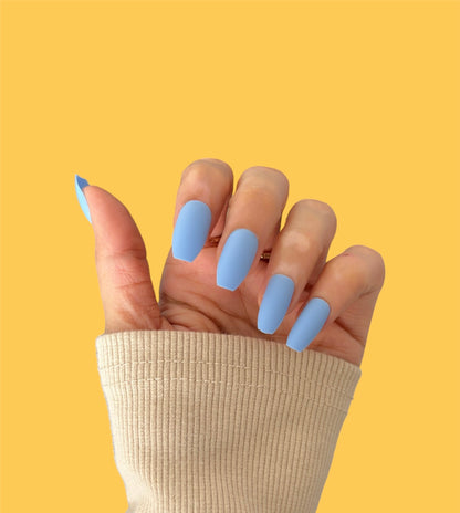 Matte Coffin Sky Blue