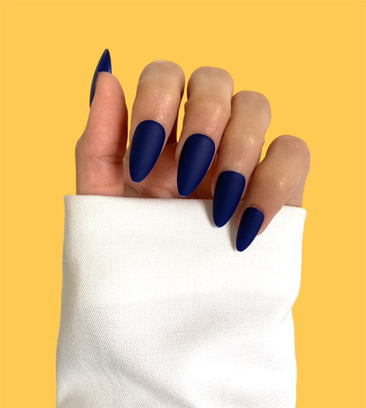 Matte Almond Midnight Blue