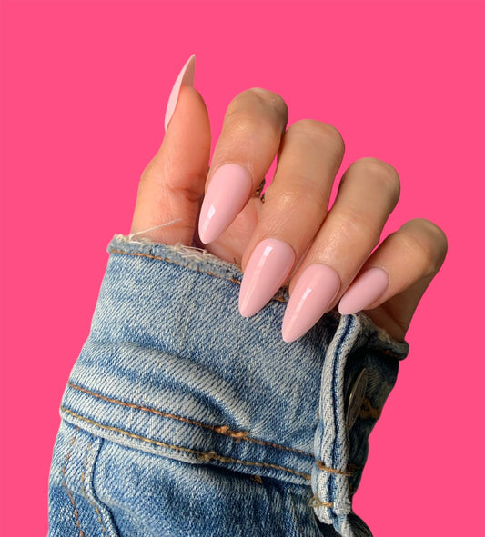 Glossy Almond Light Pink